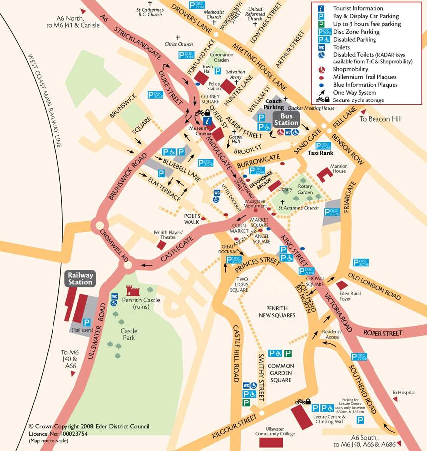 Penrith town map